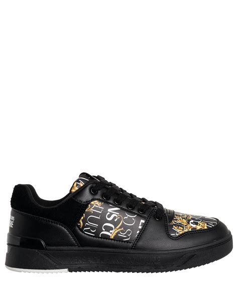 versace jeans sneakers with logo black|Versace Jeans couture sneakers men's.